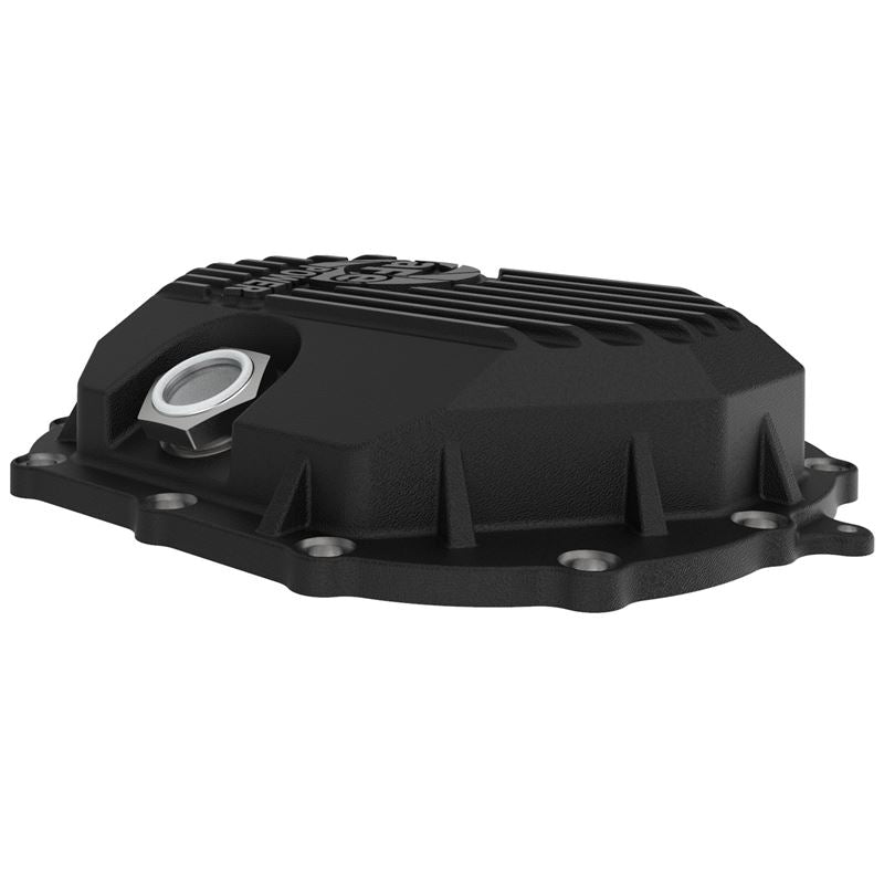 aFe Pro Series Front Differential Cover Black w/ Machined Fins (46-71050B)