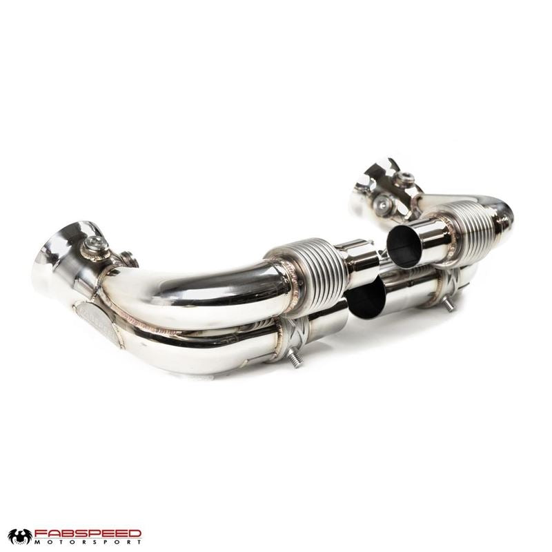 Fabspeed Porsche 997 GT3 / GT3 RS Side Muffler Bypass Pipes (FS.POR.997GT3.SMB)