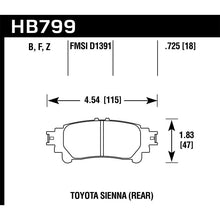 Load image into Gallery viewer, Hawk Performance HPS 5.0 Brake Pads (HB799B.597)