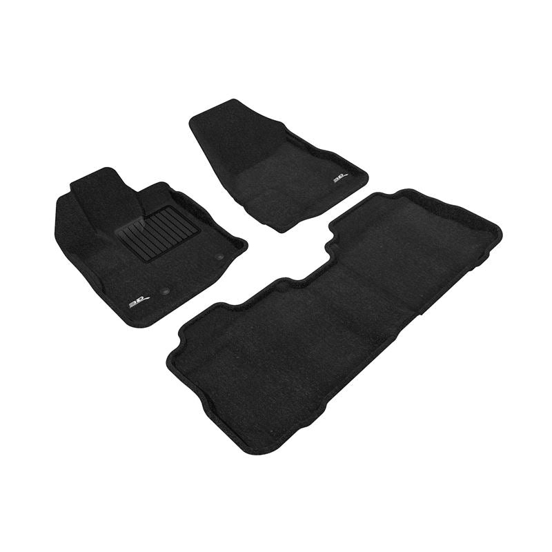 3D Maxpider ELEGANT Floor Mat, BLACK, 1ST ROW/2ND ROW (L1CH01404709)