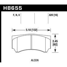 Load image into Gallery viewer, Hawk Performance HPS Disc Brake Pad (HB655F.620)