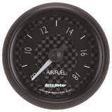 AutoMeter GT Series 52mm Full Sweep Electronic 8:1-18:1 AFR Wideband Air/Fuel Ratio Analog (8070)