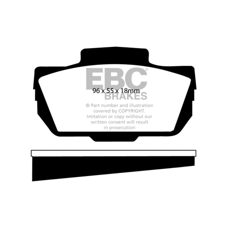 EBC Yellowstuff Street And Track Brake Pads (DP4149R)