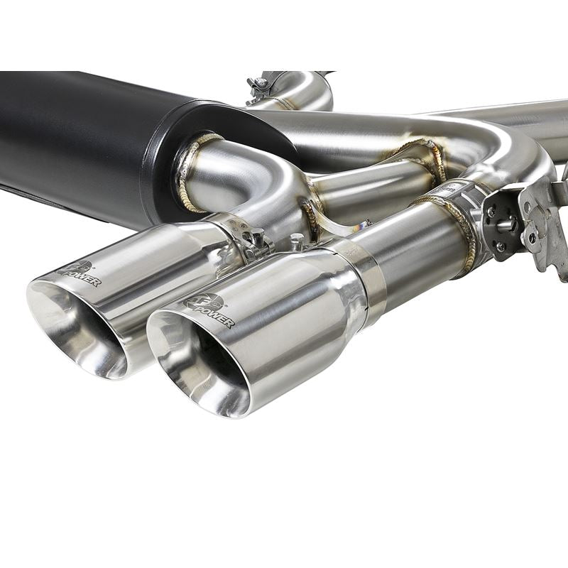 aFe MACH Force-XP 3-1/2 IN 304 Stainless Steel Cat-Back Exhaust w/ Polished Tip (49-36341-P)