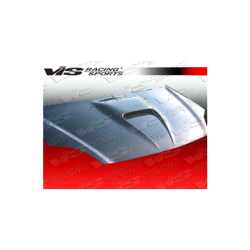 VIS Racing G Force Style Black Carbon Fiber Hood (02ACRSX2DGF-010C)