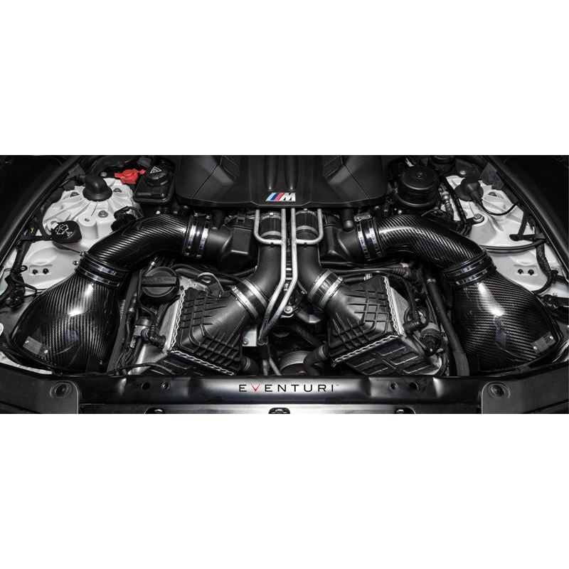 BMW F12/F13/F06 M6 Eventuri Black Carbon Intake with shroud set (EVE-F1XM6-CF-INT)