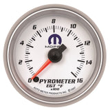 AutoMeter Mopar 52.4mm SSE 1600 Degree F Pyrometer (EGT) Gauge (880031)