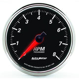 AutoMeter Designer Black II 3 3/8in 8000 RPM In-Dash Tachometer (1296)