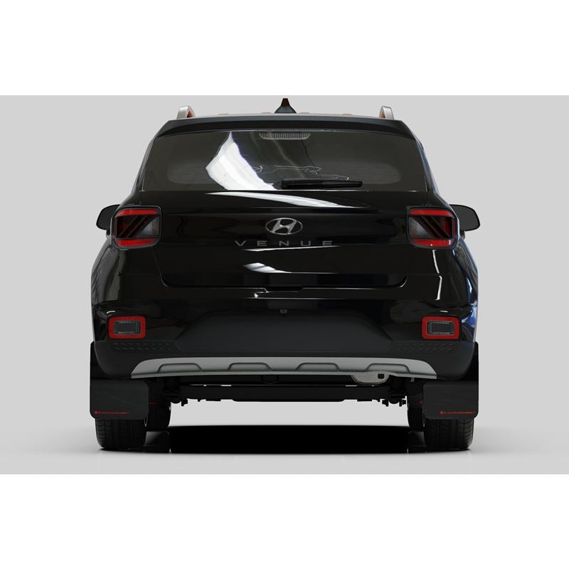 Rally Armor Black Mud Flap/Red Logo for 2020 Hyundai Venue (MF65-UR-BLK/RD)