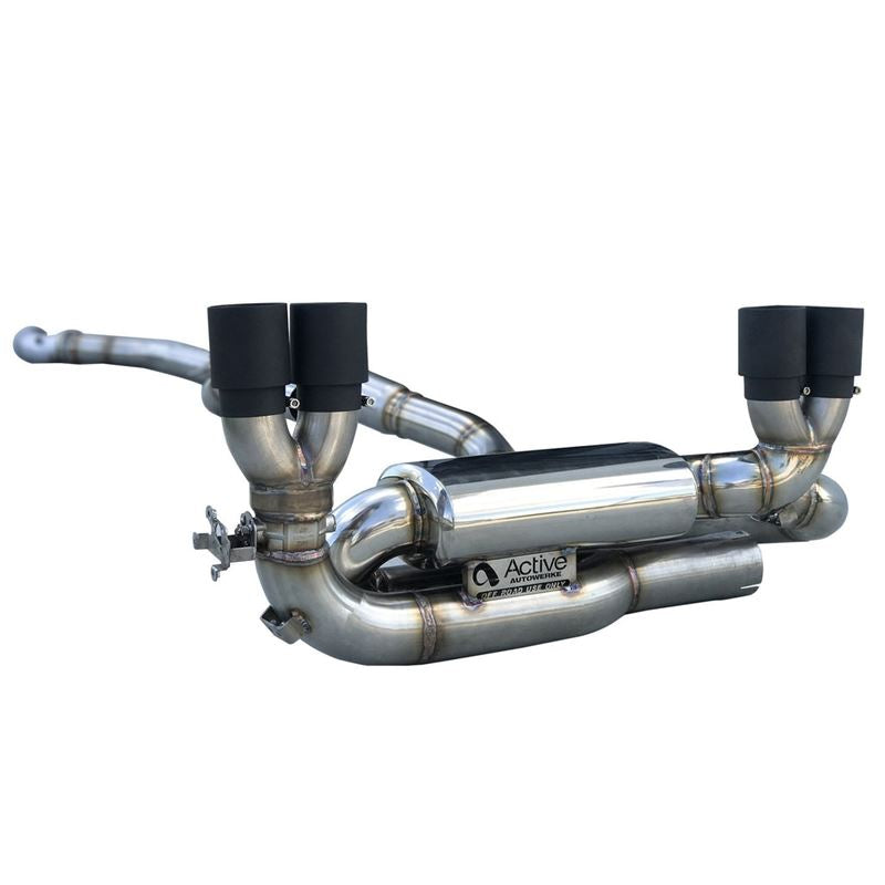 Active Autowerke F87 M2 Competition Signature Exhaust System includes Active F - brace (11-051CBC)