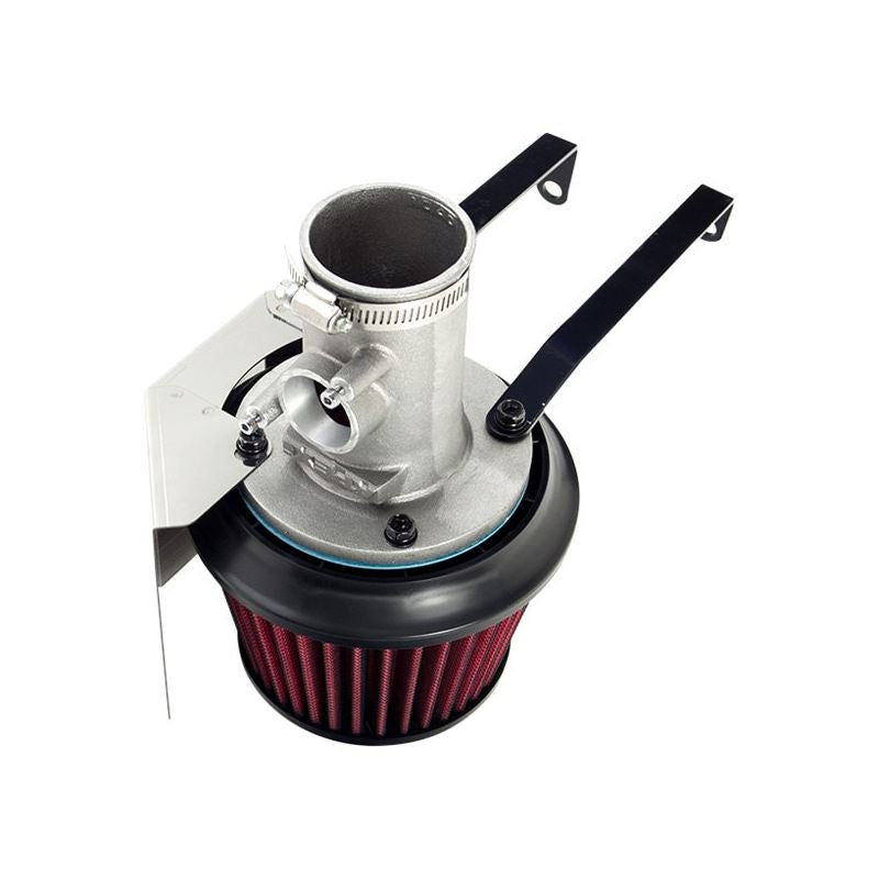 APEXiÂ® Power Metal Polished Short Ram Air Intake System with Red Filter (508-T036)