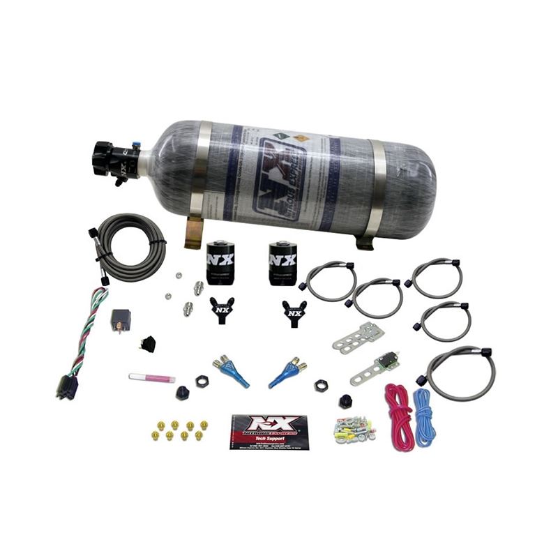 Nitrous Express GM EFI Dual Nozzle Nitrous Kit (100-300HP) w/Composite Bottle (20215-12)