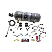 Load image into Gallery viewer, Nitrous Express GM EFI Dual Nozzle Nitrous Kit (100-300HP) w/Composite Bottle (20215-12)