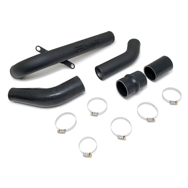 AMS Mitsubishi Evolution X Upper Intercooler Pipe / Hot Pipe - Black Wrinkle (AMS.04.09.0002-2)