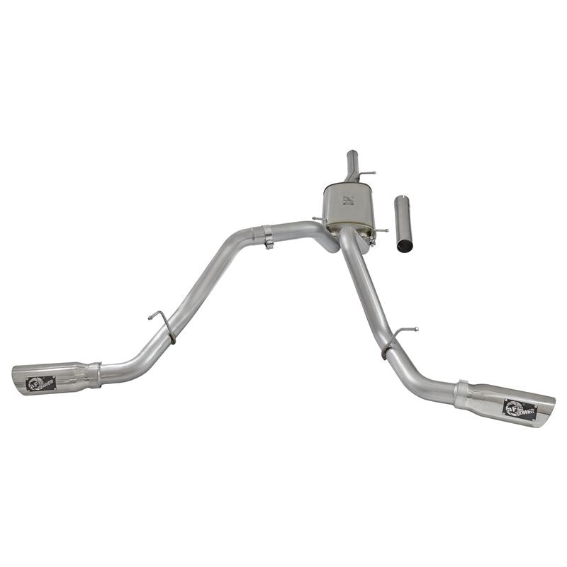 aFe MACH Force-Xp 3 IN 409 Stainless Steel Cat-Back Exhaust System w/Polished Tip (49-44071-P)