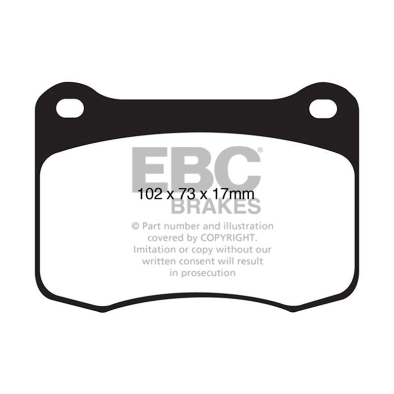 EBC Yellowstuff Street And Track Brake Pads (DP41820R)