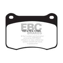 Load image into Gallery viewer, EBC Yellowstuff Street And Track Brake Pads (DP41820R)