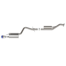 Load image into Gallery viewer, Takeda 2-1/2 IN 304 Stainless Steel Cat-Back Exhaust System w/ Blue Tip (49-36058-L)