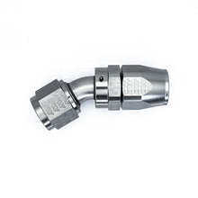 Load image into Gallery viewer, Deatschwerks 10 AN Female Flare Swivel 30-degreeHose End CPE, anodized DW titanium (6-02-0824)