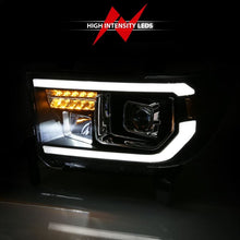 Load image into Gallery viewer, ANZO USA Projector Headlight Set, Light Bar H.L, w/Black Amber Lens, w/Halogen Bulb, (111447)