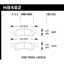 Load image into Gallery viewer, Hawk Performance Performance Ceramic Brake Pads (HB462Z.827)