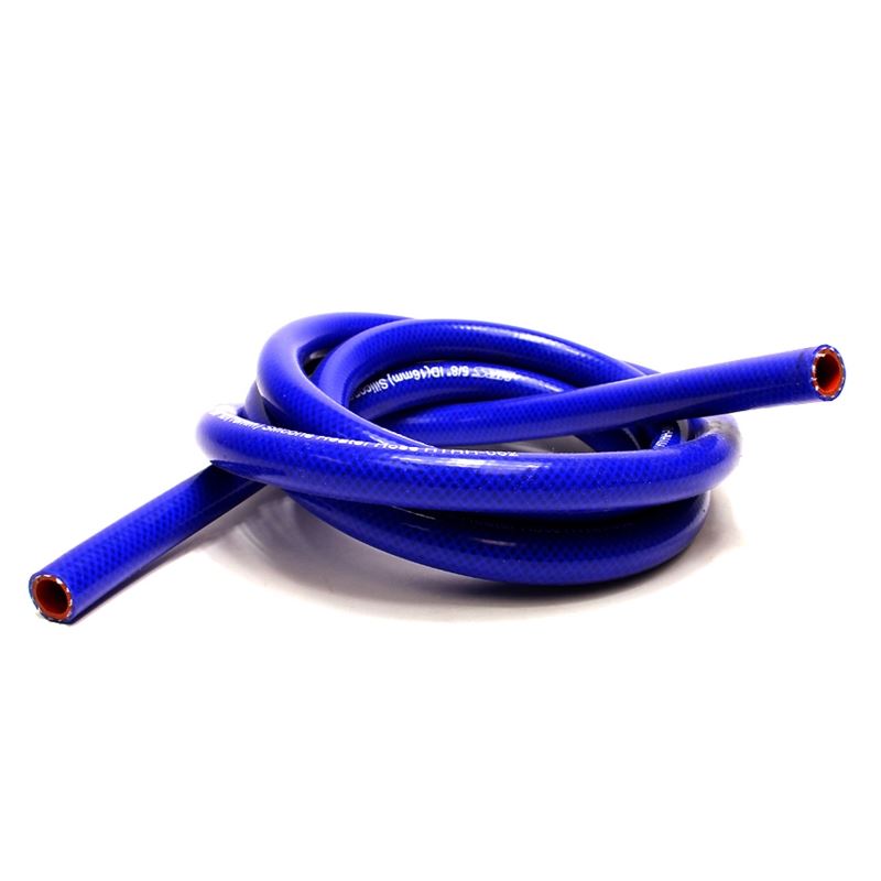 HPS 1/4" ID blue high temp reinforced silicone heater hose 10 feet roll, Ma (HTHH-025-BLUEx10)