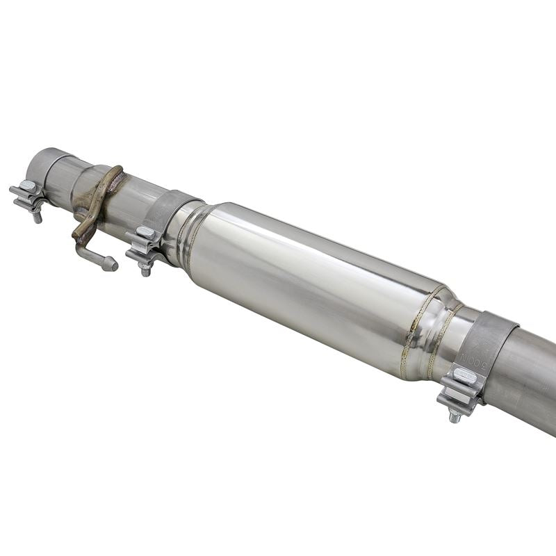 Takeda 3 IN to 2-1/2 IN 304 Stainless Steel Cat-Back Exhaust w/ Blue Flame Tip (49-37003-1L)