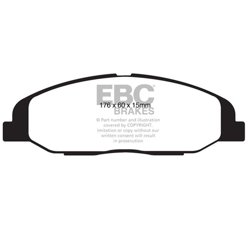 EBC Greenstuff 2000 Series Sport Brake Pads (DP21827)