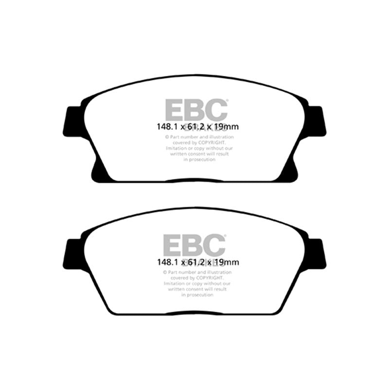 EBC Greenstuff 2000 Series Sport Brake Pads (DP22067)