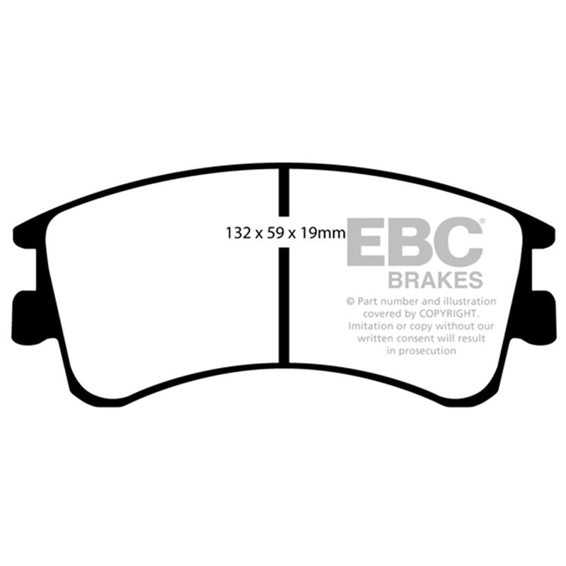 EBC Ultimax OEM Replacement Brake Pads (UD957)