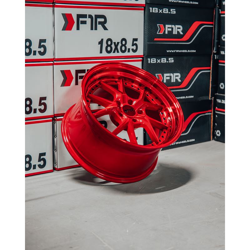 F1R F105 18x8.5 - Candy Red Wheel