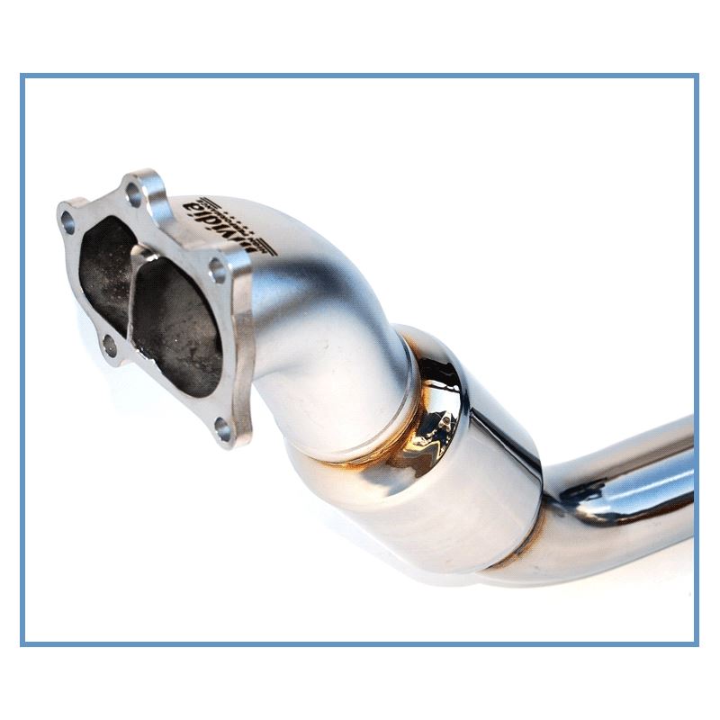 Invidia 05+ MT LGT / 08+ WRX/STi Polished Divorced Waste Gate Downpipe (HS08SW1DPC)