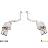 GTHAUS Musa GTS (Ultimate Sport Performance) Exhaust; 4x90mm Tips; Stainless Steel (LE0531505)