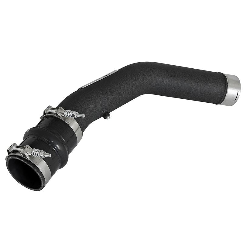 aFe BladeRunner 3 IN Aluminum Hot Charge Pipe Black (46-20318-B)