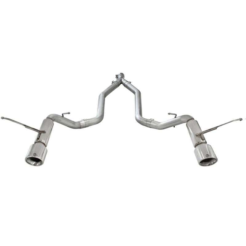 aFe Large Bore-HD 2-1/2in 409 Stainless Steel DPF-Back Exhaust System (49-46234)