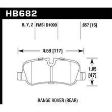 Load image into Gallery viewer, Hawk Performance Performance Ceramic Brake Pads (HB682Z.657)