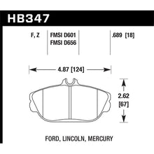 Load image into Gallery viewer, Hawk Performance Performance Ceramic Brake Pads (HB347Z.689)