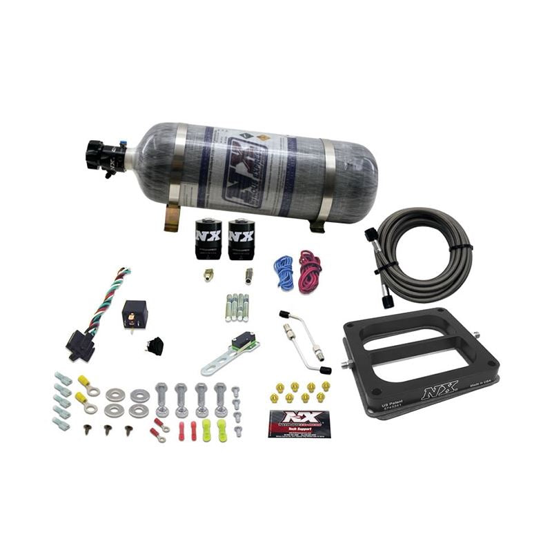 Nitrous Express Dom/Alcohol Nitrous Kit (100-500HP) w/Composite Bottle (50075-12)