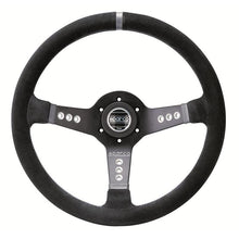 Load image into Gallery viewer, Sparco L777 Piuma Racing Steering Wheel, Black Suede (015L800SC)