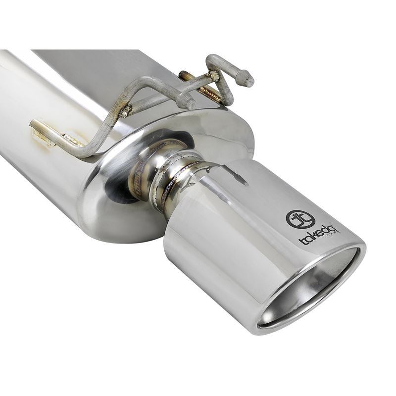 Takeda 1-3/4 IN to 2-1/4 IN 304 Stainless Steel Axle-Back Exhaust w/ Polish Tips (49-36604)