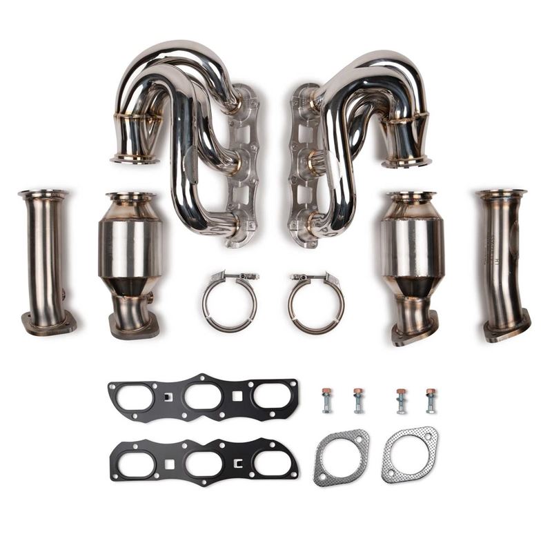 Fabspeed 981 RENNKRAFT Modular Headers w/ HJS Catalytic Converters 13-16(FS.POR.981.MH.SCCB)