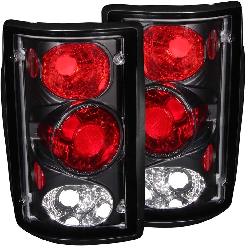 ANZO USA 2000-2005 Ford Excursion Taillights Black (211051)