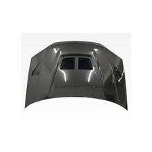 Load image into Gallery viewer, VIS Racing EVO Style Black Carbon Fiber Hood (01HDCVC2DEV-010C)