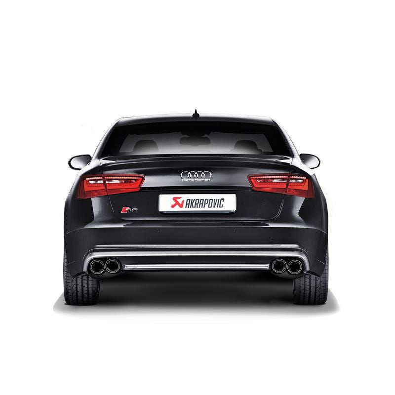 Akrapovic 13-17 Audi S6 Avant/Limousine (C7) Evolution Line Cat Back (Titanium) w/ Carbon Tips (S-AU/TI/6H)