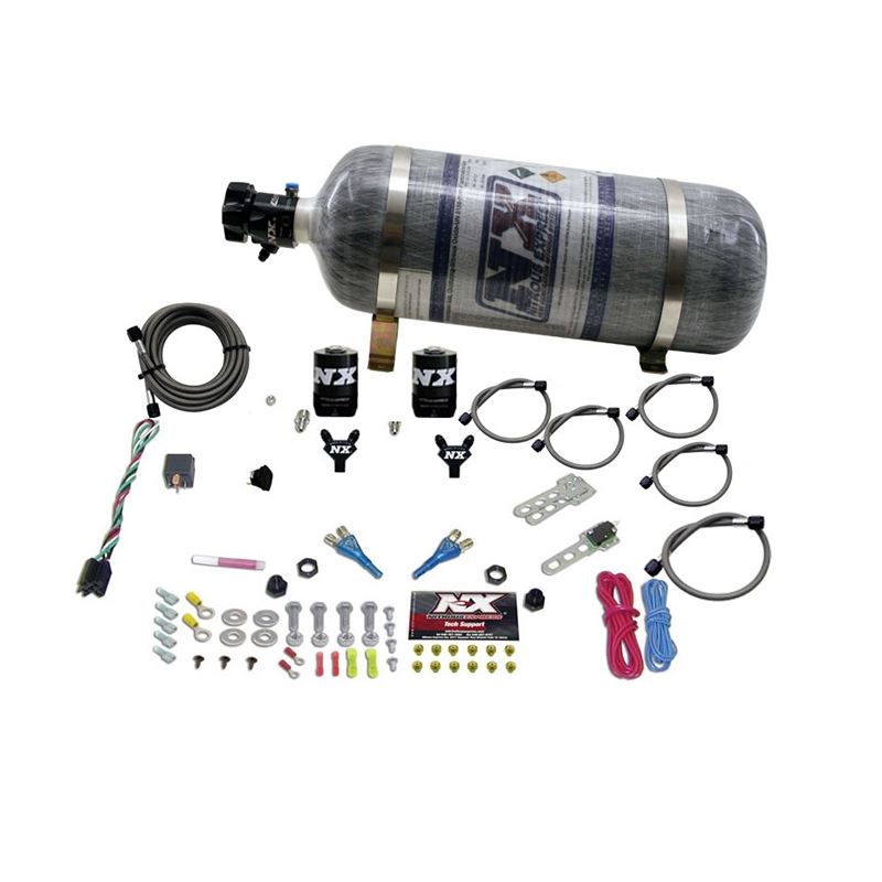 Nitrous Express BMW EFI All Dual Nozzle Nitrous Kit (50-300 HP) w/Composite Bottle (20816-12)