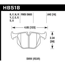 Load image into Gallery viewer, Hawk Performance Blue 9012 Brake Pads (HB518E.642)