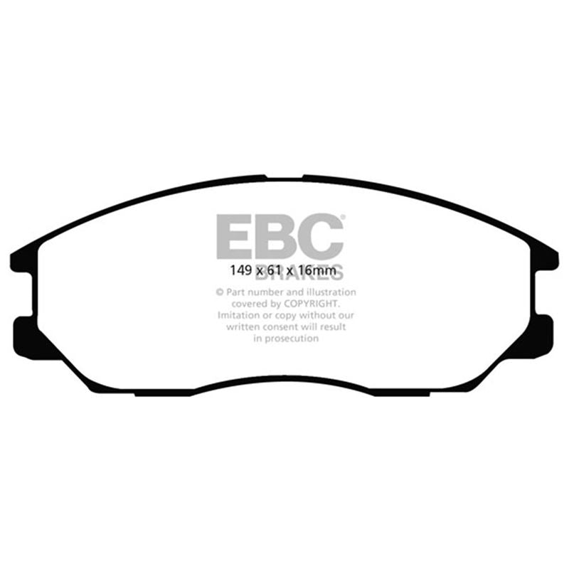 EBC Redstuff Ceramic Low Dust Brake Pads (DP31725C)