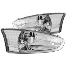 Load image into Gallery viewer, ANZO USA 1997-2002 Mitsubishi Mirage Crystal Headlights Chrome (121106)