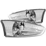 ANZO USA 1997-2002 Mitsubishi Mirage Crystal Headlights Chrome (121106)