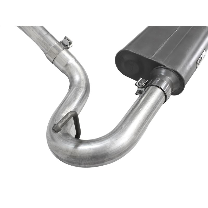 aFe Scorpion 2-1/2 IN Aluminized Steel Cat-Back Exhaust System w/ Polished Tip (49-08045-P)